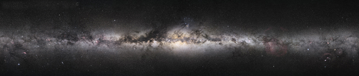 '360°-panoramische foto van de Melkweg' - Foto: Digital Sky LLC