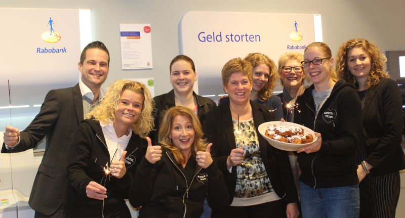 'Vrijwilligers van de Rabobank Kop van Noord-Holland en het Koeteltuin team'