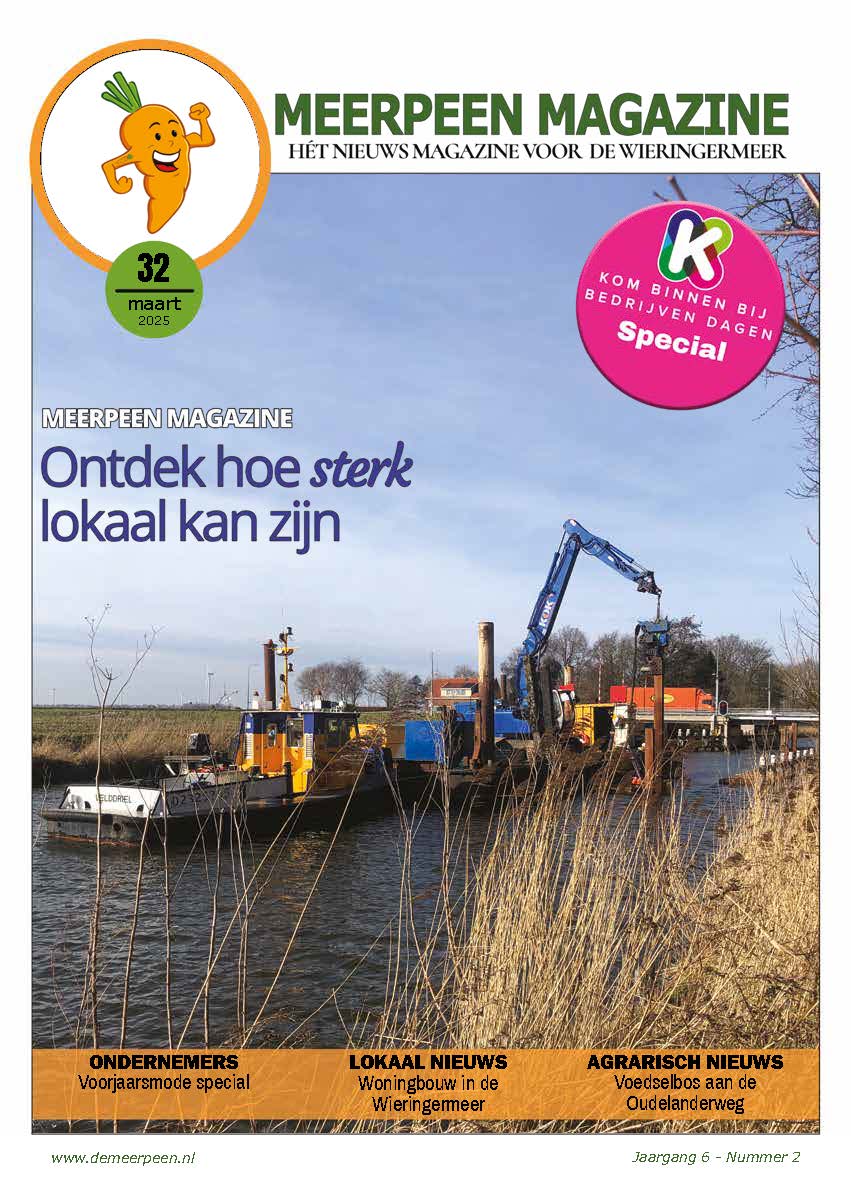 Voorpagina Meerpeen Magazine nummer 32, Maart 2025