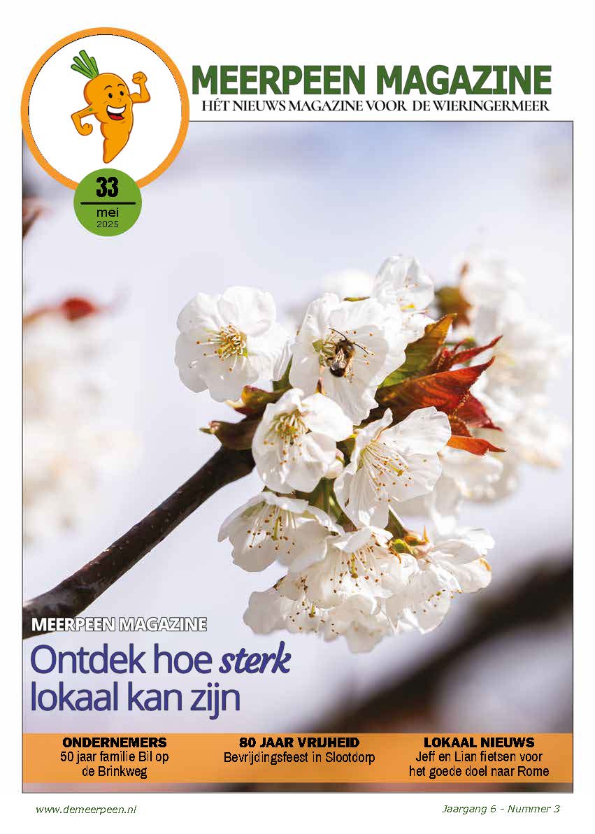Voorpagina Meerpeen Magazine nummer 33, Mei 2025