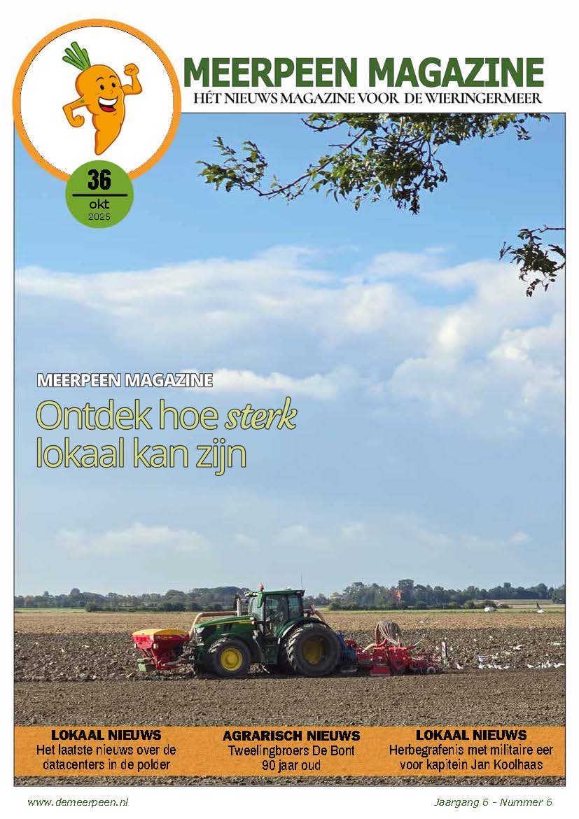 Voorpagina Meerpeen Magazine nummer 36, Oktober 2025