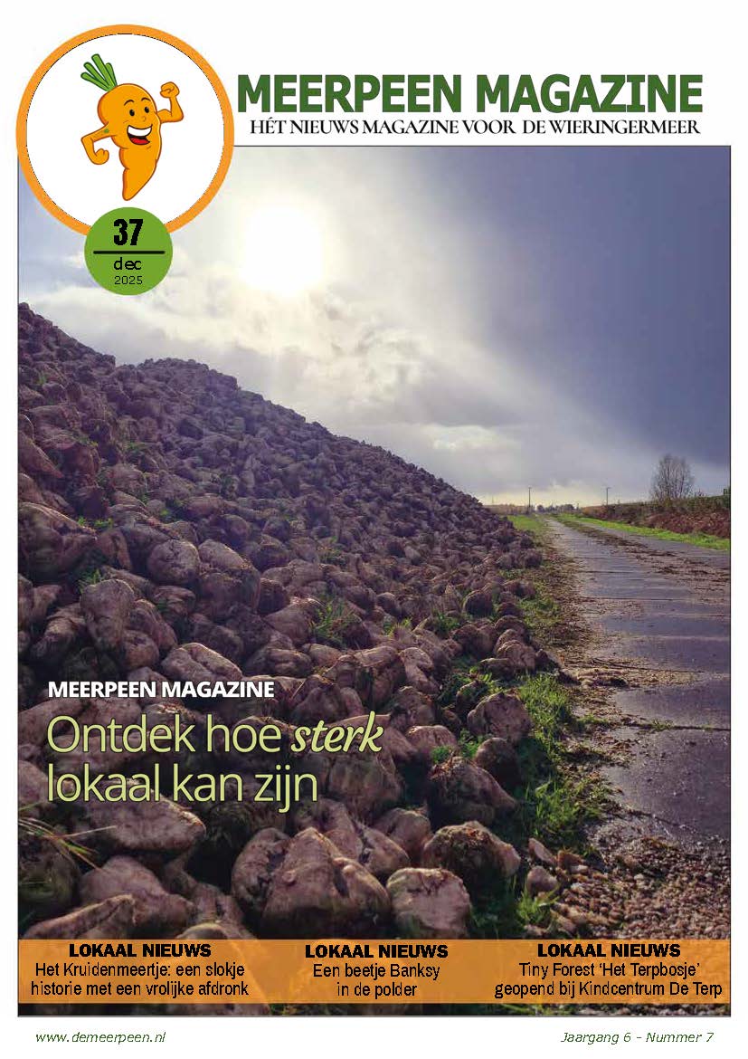 Voorpagina Meerpeen Magazine nummer 37, December 2025