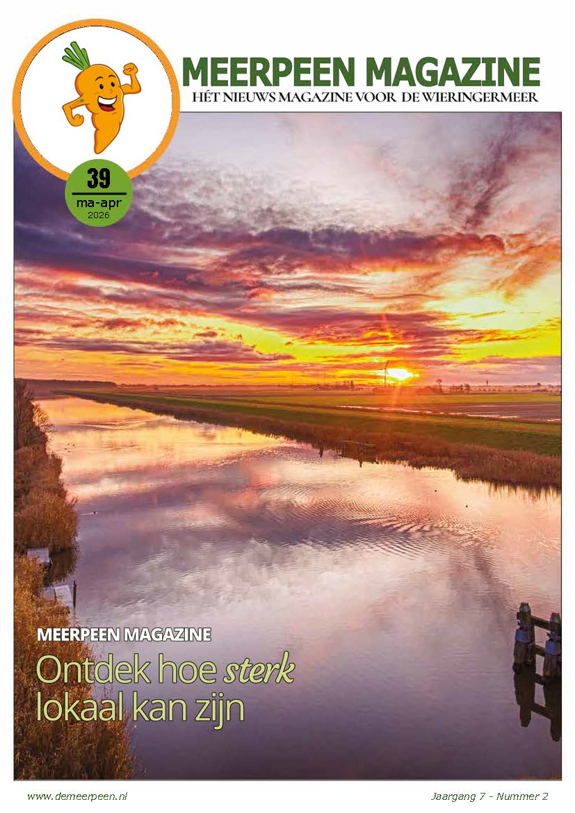 Voorpagina Meerpeen Magazine nummer 39, Maart 2026
