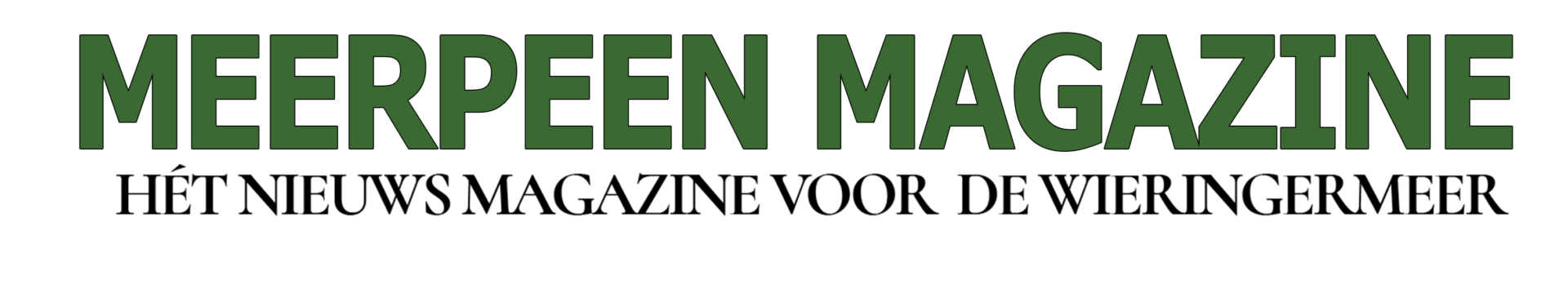 Meerpeen Magazine – hét nieuwsmagazine voor de Wieringermeer